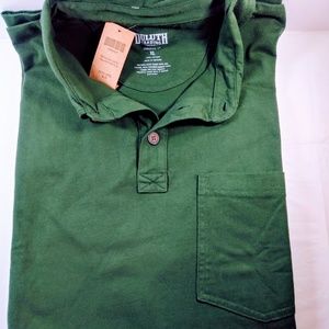 Duluth Trading Co Forest Green POLO SHIRT XL